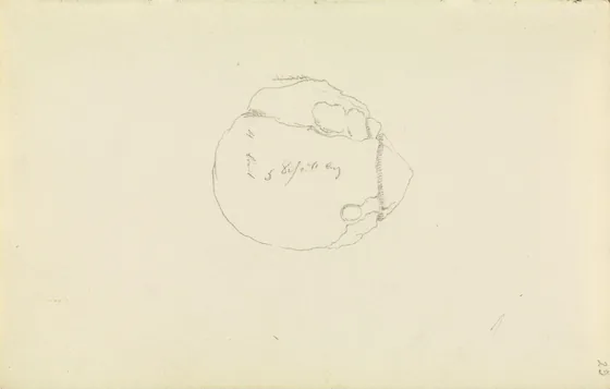 Plan d'un dolmen de Rügen — Caspar David Friedrich