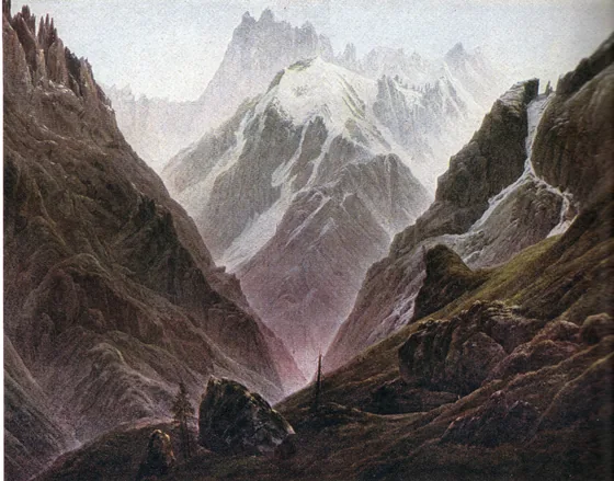 Haute montagne (paysage suisse) — Caspar David Friedrich