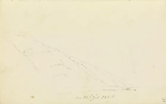 Falaise aux environs d'Arkona — Caspar David Friedrich