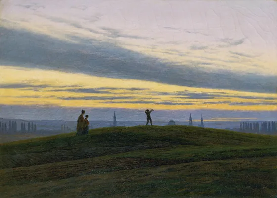L'Étoile du soir — Caspar David Friedrich