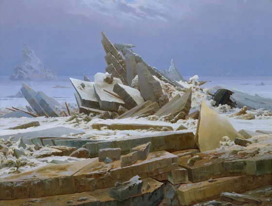 La Mer de glace — Caspar David Friedrich