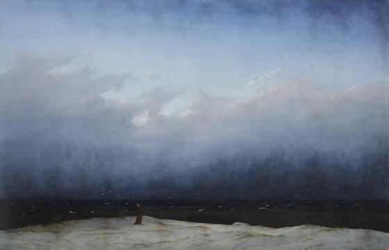 Le Moine au bord de la mer — Caspar David Friedrich