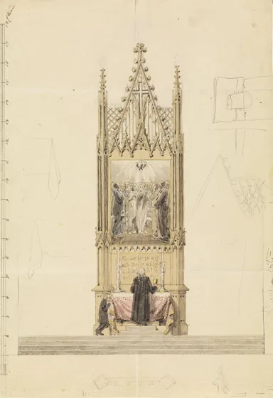 Projet d'autel pour l'église Sainte-Marie de Stralsund — Caspar David Friedrich