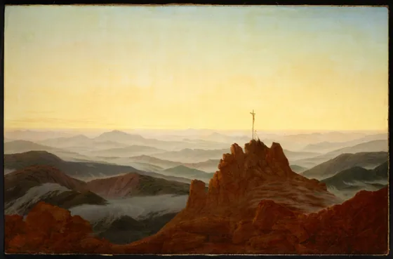 Matin dans les Monts des Géants — Caspar David Friedrich