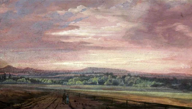 Montes Gigantes al atardecer