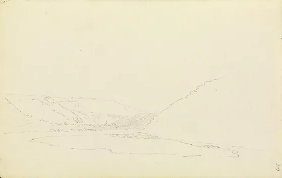 Village dans la vallée — Caspar David Friedrich