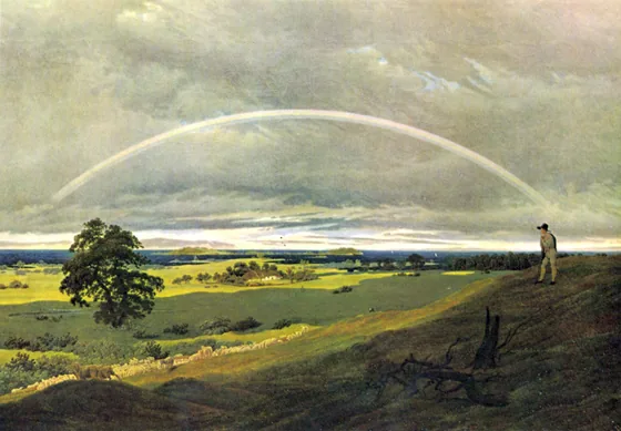 Paysage avec arc-en-ciel — Caspar David Friedrich