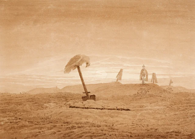 Paisaje con tumbas