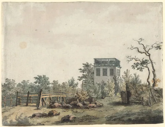 Paysage avec pavillon — Caspar David Friedrich