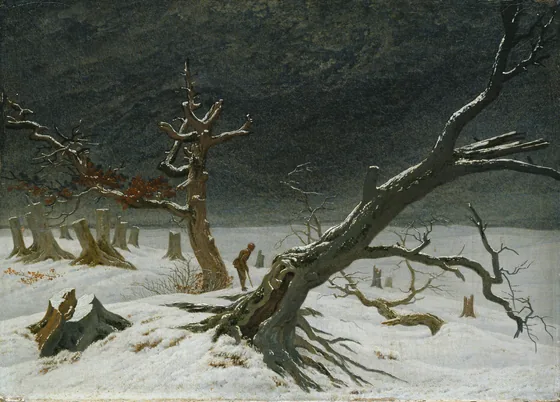Paysage d'hiver — Caspar David Friedrich