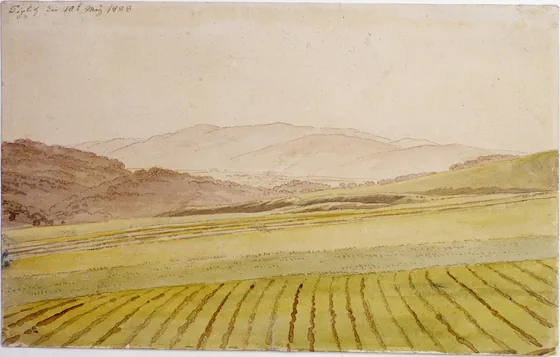 Paysage de Bohême — Caspar David Friedrich