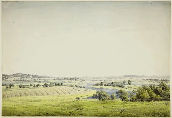 Paysage de Rügen près de Putbus — Caspar David Friedrich