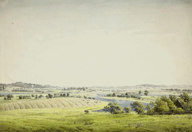 Paisaje de Rügen cerca de Putbus