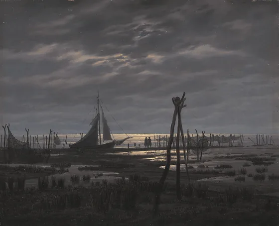Plage marécageuse — Caspar David Friedrich
