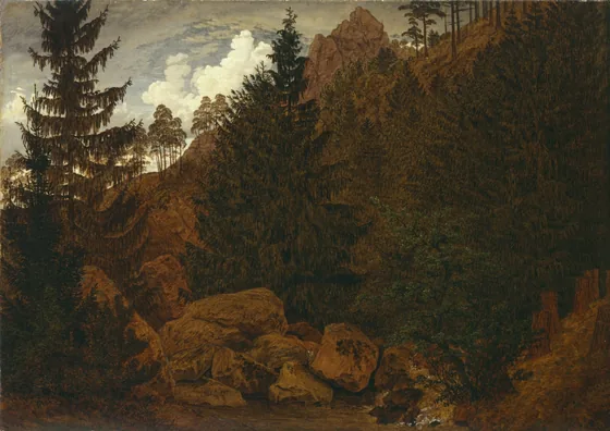 Rochers — Caspar David Friedrich