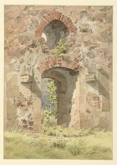 Ruine de la porte d'Heiligen Kreuz, Meissen — Caspar David Friedrich