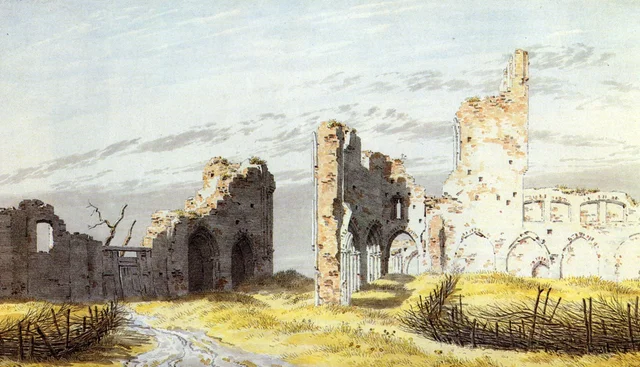 Ruinas de la abadía de Eldena, Caspar David Friedrich