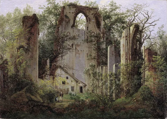 Ruines du monastère d'Eldena, près de Greifswald — Caspar David Friedrich