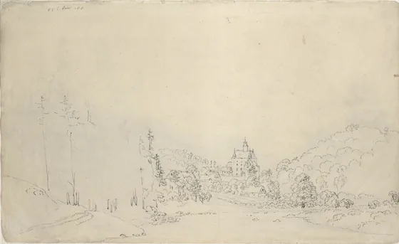 Le château de Kriebstein près de Waldheim, en Saxe — Caspar David Friedrich