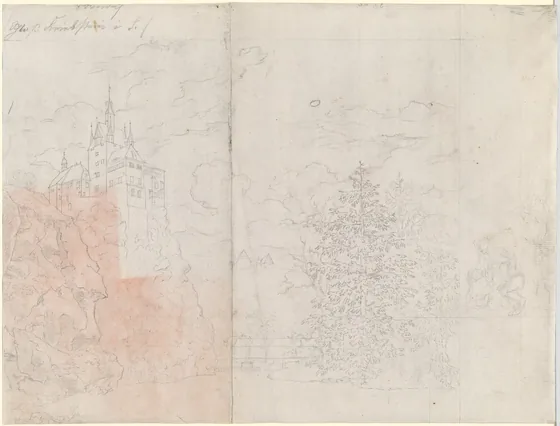 Le château de Kriebstein en Saxe — Caspar David Friedrich