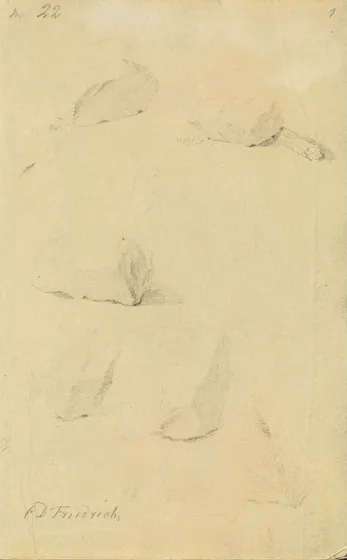 Études de pierres — Caspar David Friedrich