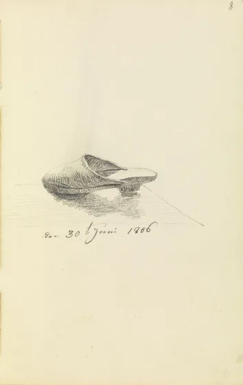 Étude d'un sabot de bois — Caspar David Friedrich