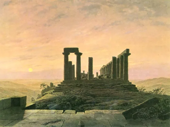 Temple de Junon à Agrigente — Caspar David Friedrich