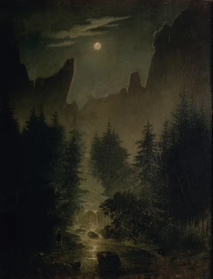 Le val d'Uttewalde — Caspar David Friedrich