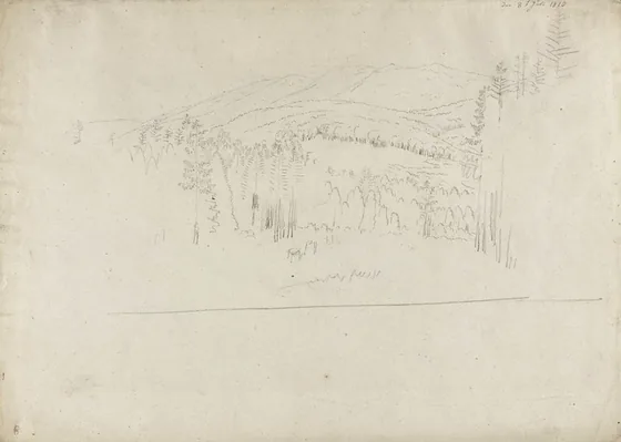 Vue de Monts des Géants II. — Caspar David Friedrich