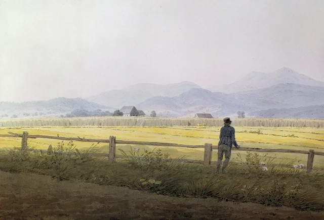 Vista do Schmiedebergerkamm, Caspar David Friedrich