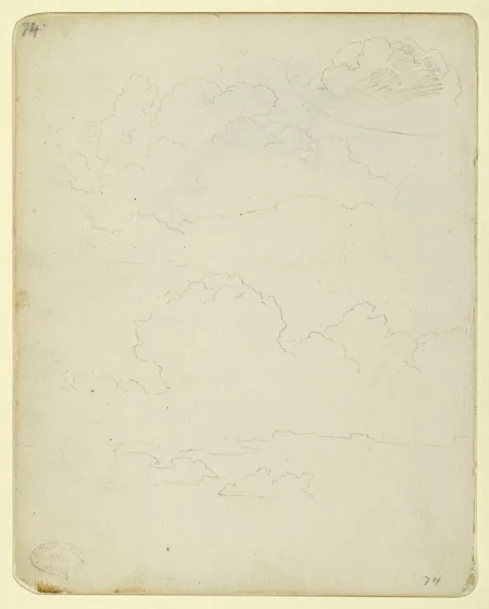 Étude de nuages — Caspar David Friedrich