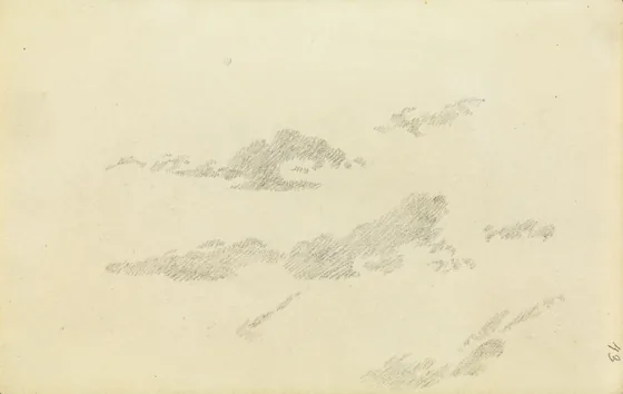 Étude de nuages — Caspar David Friedrich