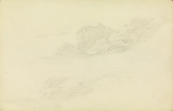 Étude de nuages — Caspar David Friedrich