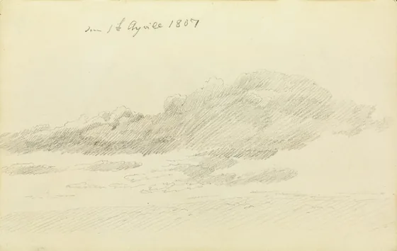 Étude de nuages — Caspar David Friedrich