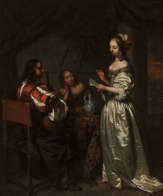 Company Making Music, Caspar Netscher