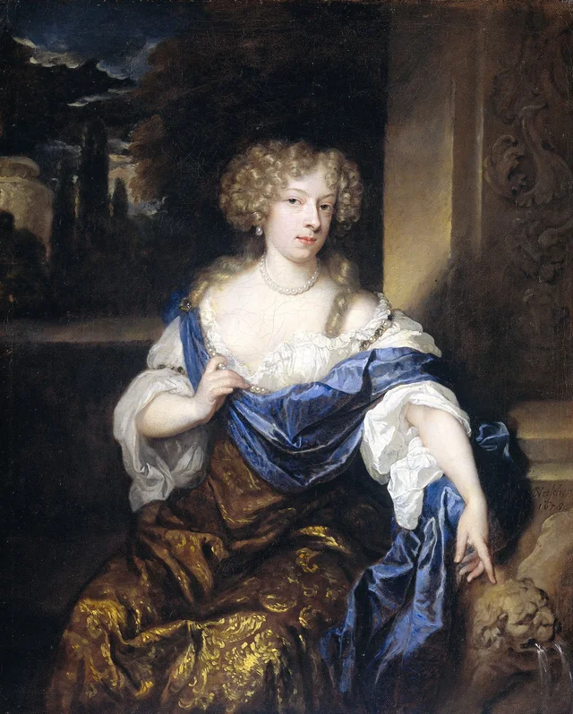 Portrait of Helena Catharina de Witte (1661-95), wife of Iman Mogge, lord of Haamstede, Caspar Netscher