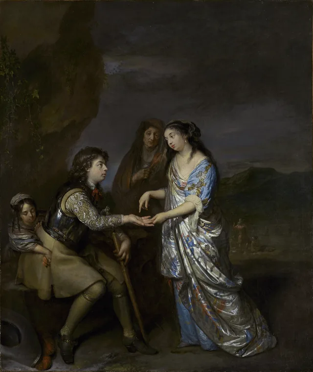 Fortune Teller, Caspar Netscher