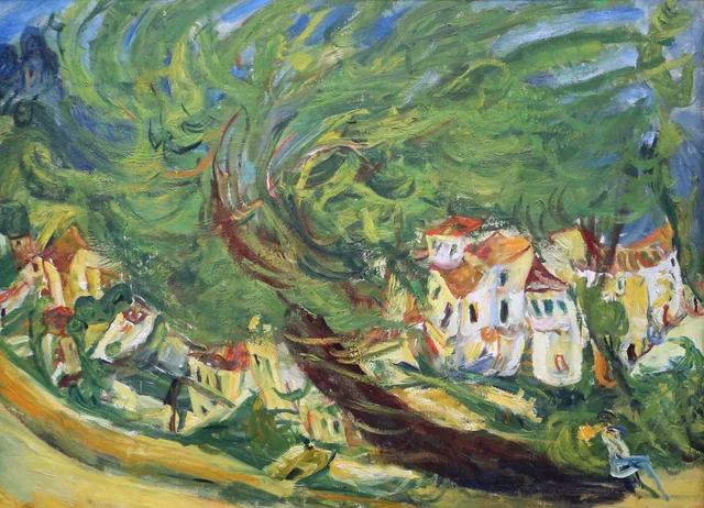Árvore curvada, Chaïm Soutine