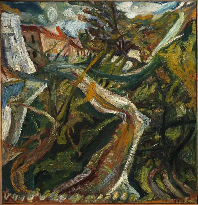 Caminho da Fonte dos Tins, em Céret, Chaïm Soutine