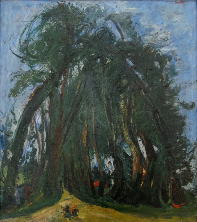 L'Allée d'arbres, Chaïm Soutine