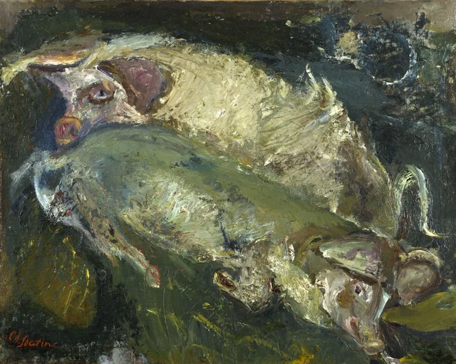 Les porcs, Chaïm Soutine