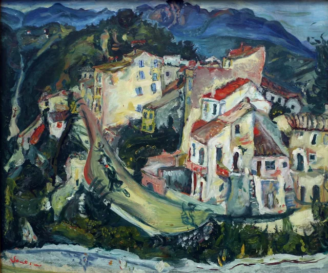 Paysage à Cagnes, Chaïm Soutine
