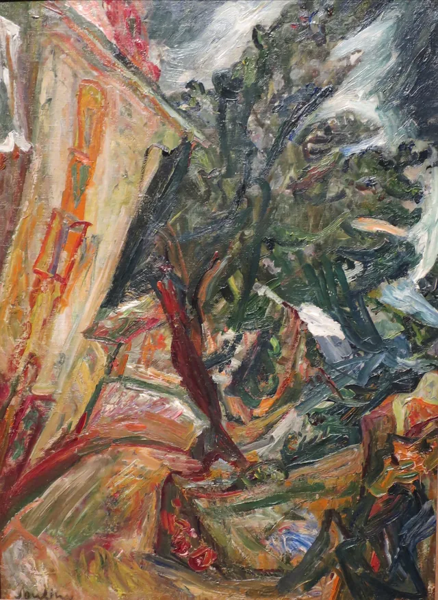Paysage avec personnages, Céret, Chaïm Soutine