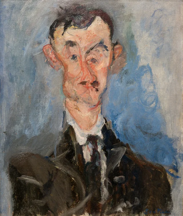 Retrato de homem (Émile Lejeune), Chaïm Soutine
