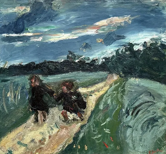 Retour de l'école après l'orage, Chaïm Soutine