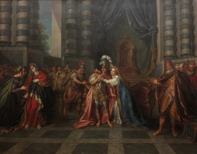 Cleopatra tragando el veneno (Corneille, Rodoguna)