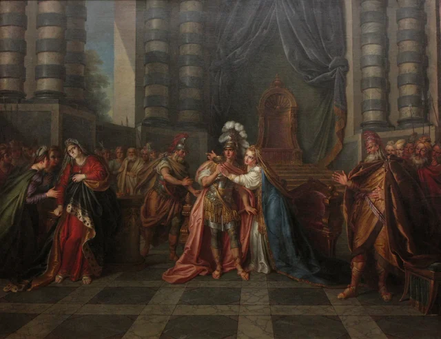 Cleopatra Swallowing Poison (Corneille, Rodogune), Charles-Antoine Coypel