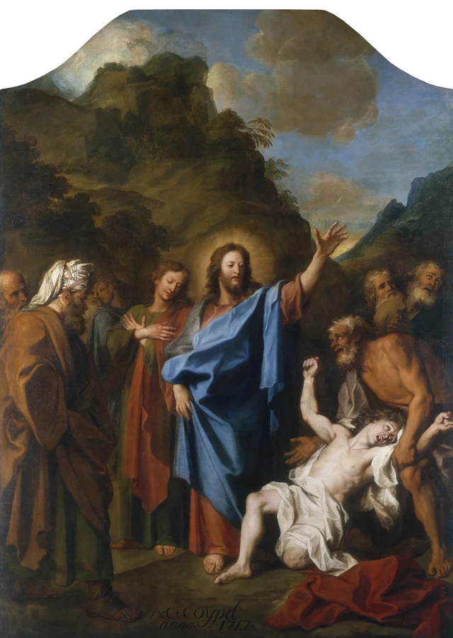 Christ Curing a Possessed Man, Charles-Antoine Coypel
