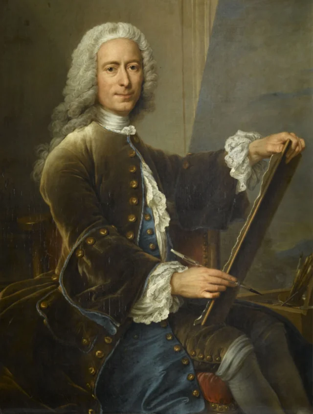 Retrato del artista en 1715