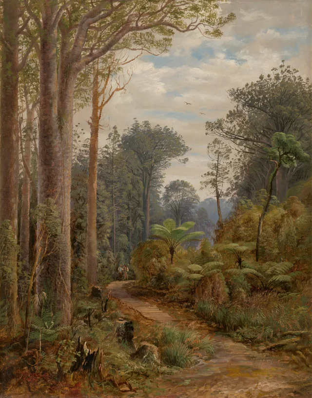 Entre os kauris, Waitakere, Charles Blomfield